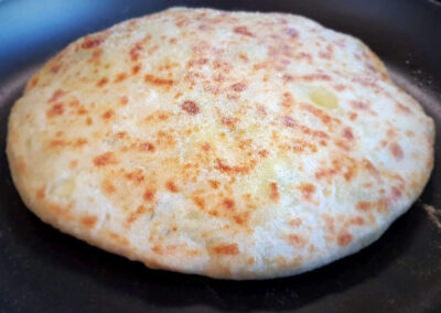 fry the khachapuri pancakes