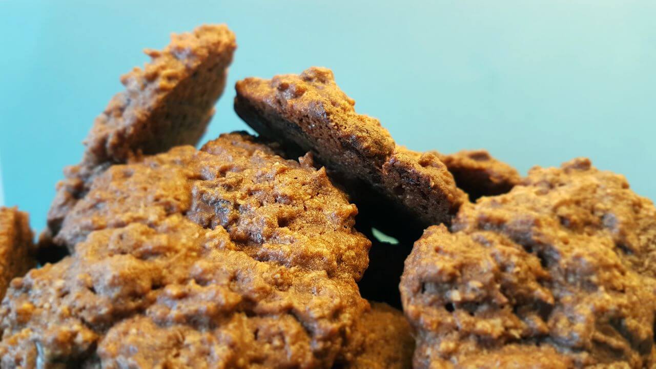 chocolate oat cookies