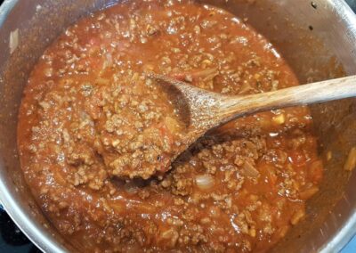 A photo of meat sauce