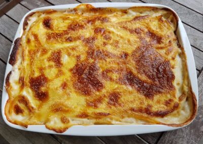 Ready made greek pastitsio dish