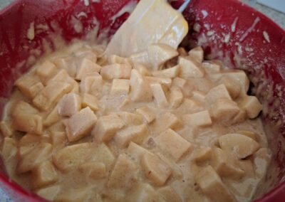 apple cake mixture